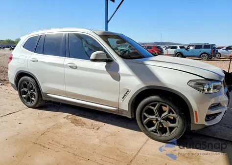 2020 BMW X3 xDrive30I z USA, uszkodzony, nr VIN 5UXTY5C04L9D23824